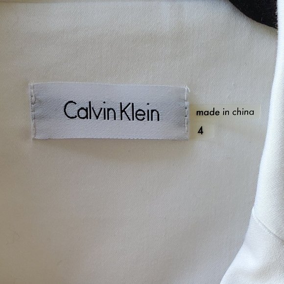 Calvin Klein Trench Dress in White - Picture 4 of 7